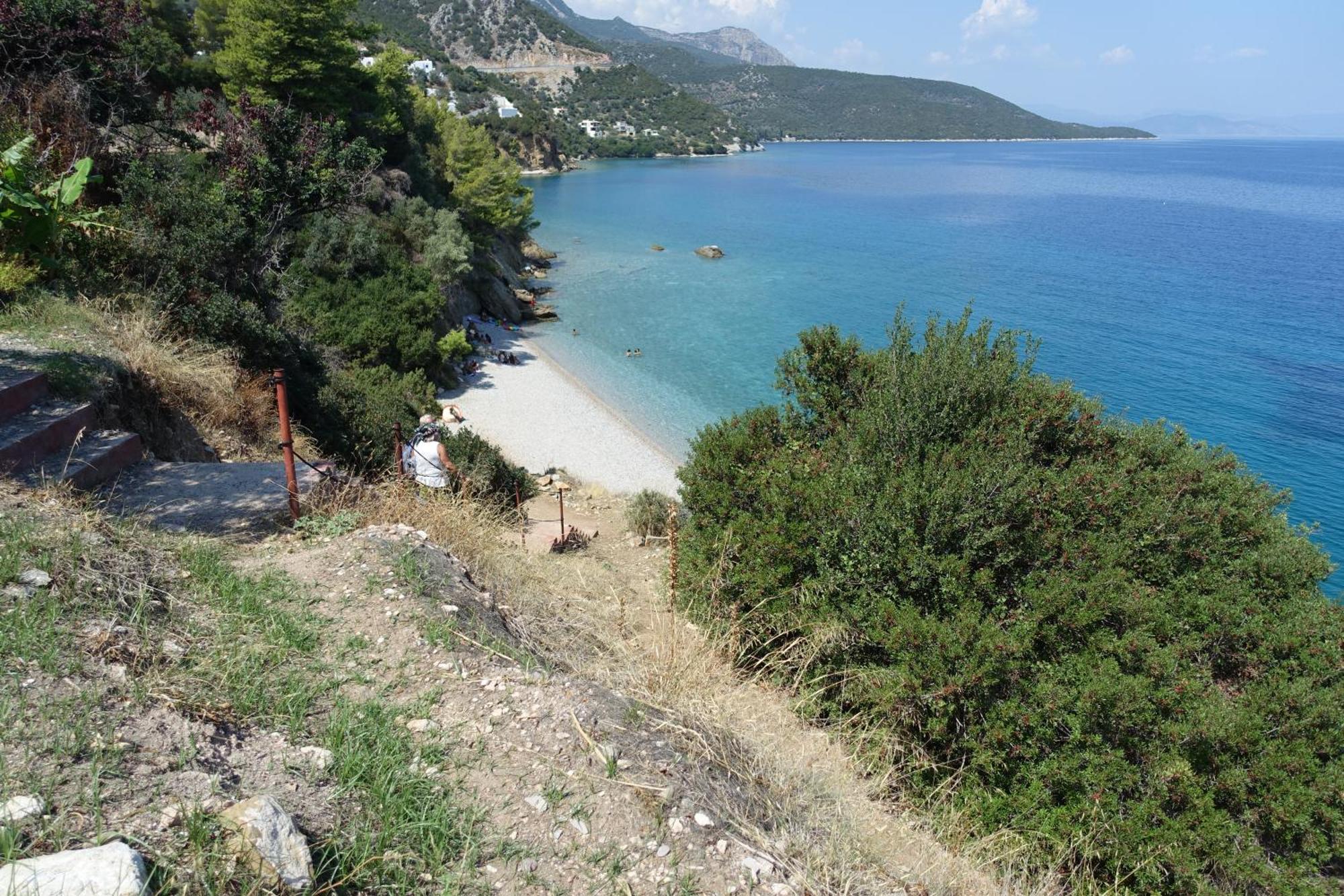Studio In Villa In Kalloni Direkt Am Meer 외부 사진
