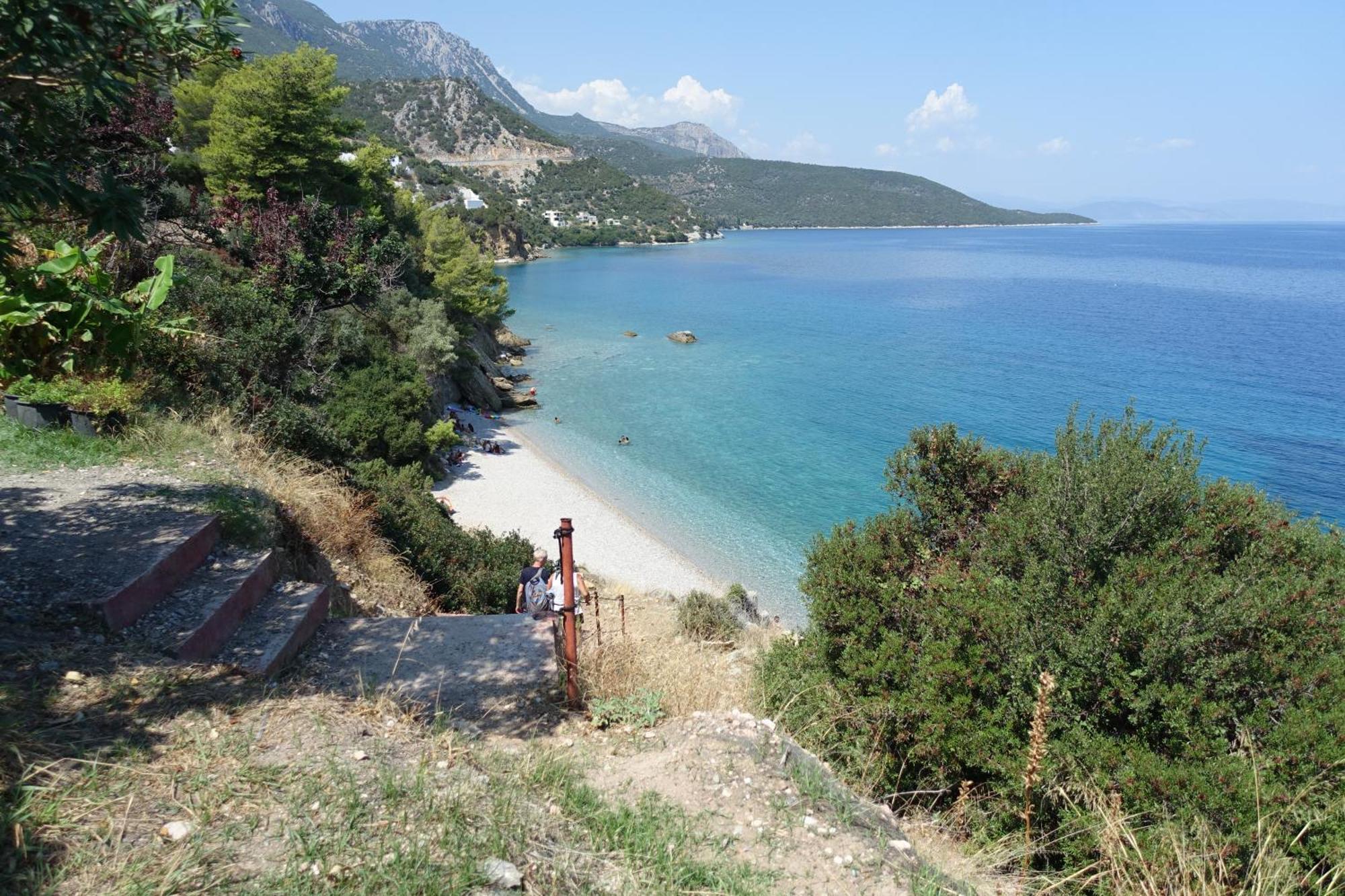 Studio In Villa In Kalloni Direkt Am Meer 외부 사진
